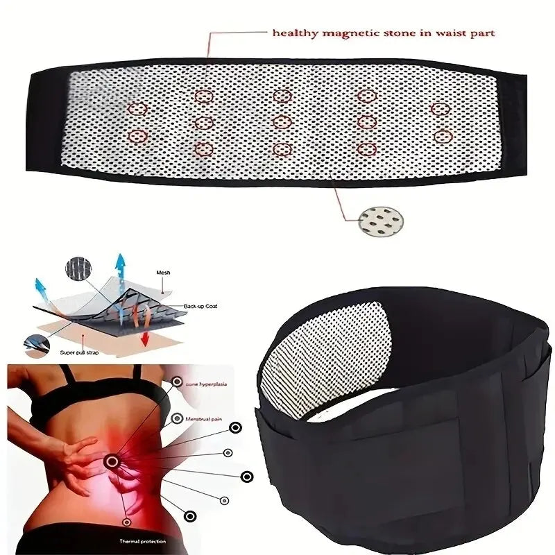 Adjustable Self-Heating Magnetic Therapy Belt