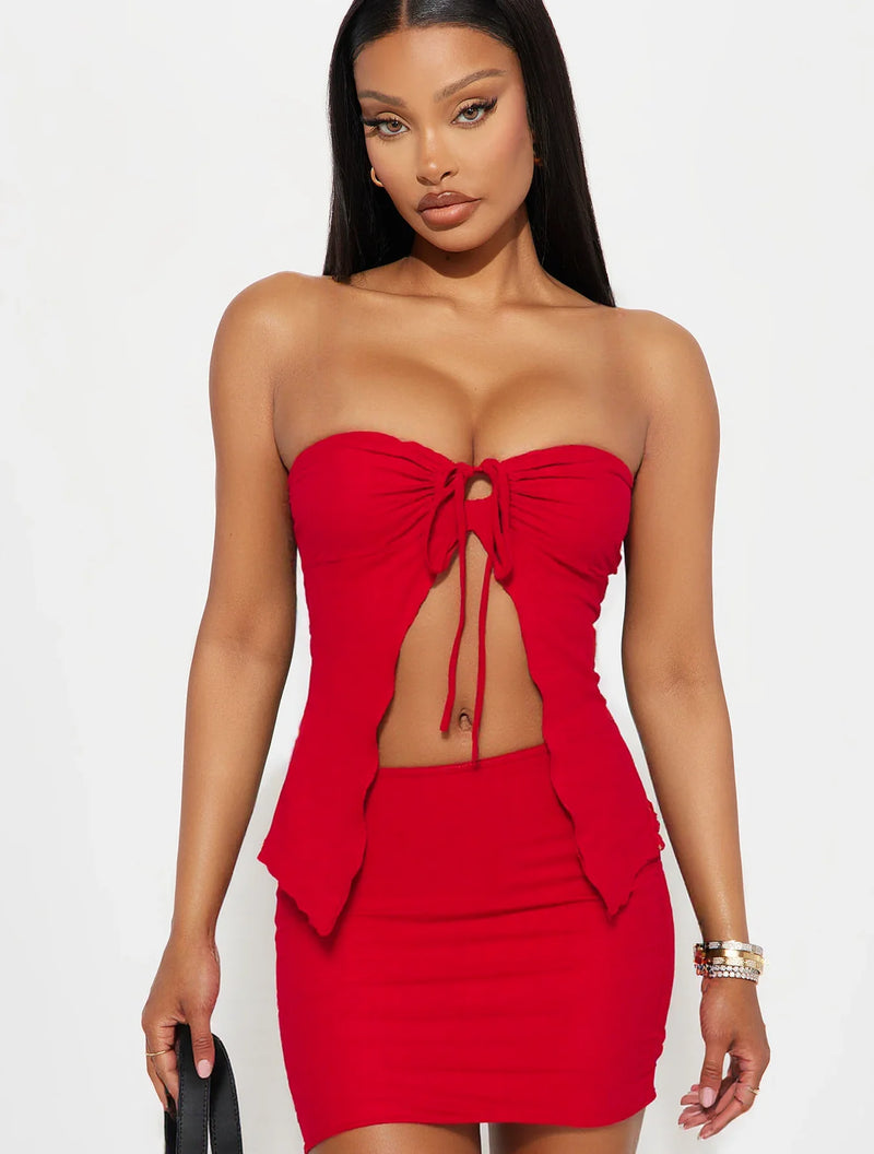Women's Solid Color Tube Top