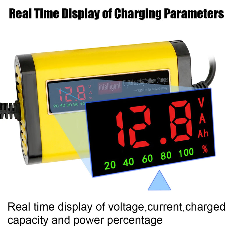 fully automatic car battery charger
