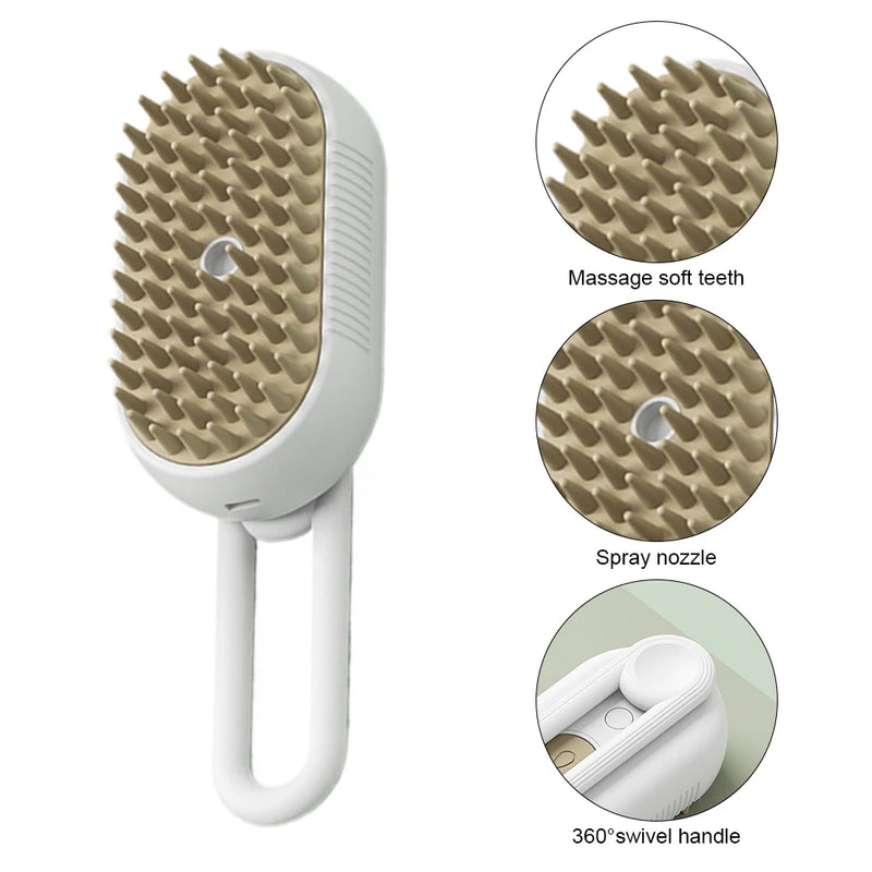 3-in-1 pets hair brush,