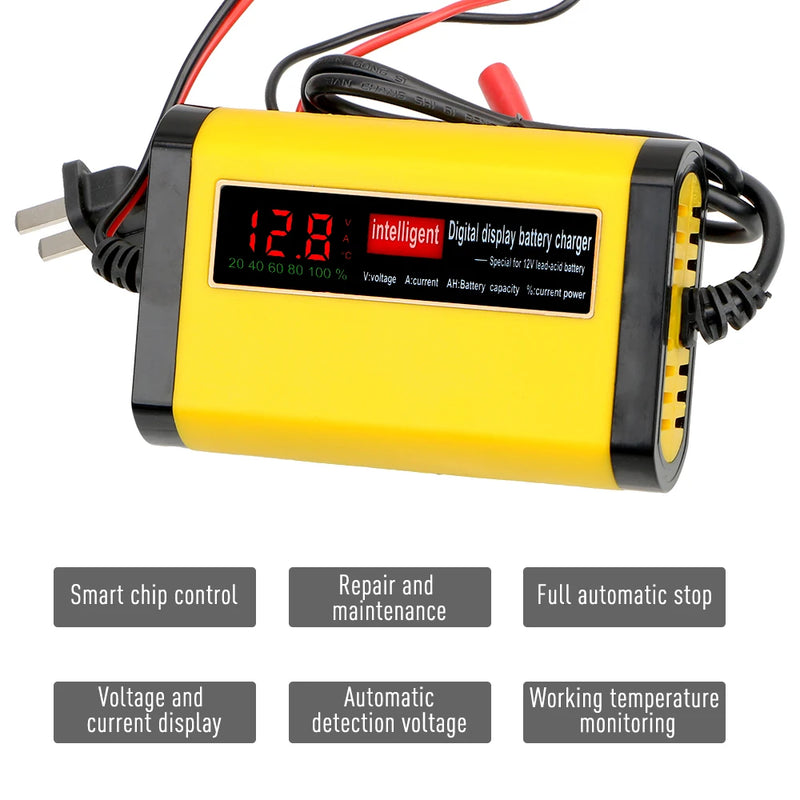 fully automatic car battery charger