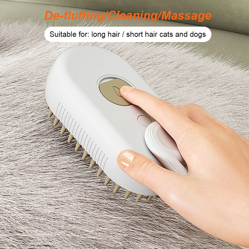 3-in-1 pets hair brush,