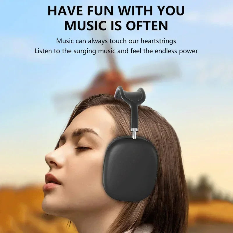 P9-1 Wireless Bluetooth Headphones with Charging Bin Display