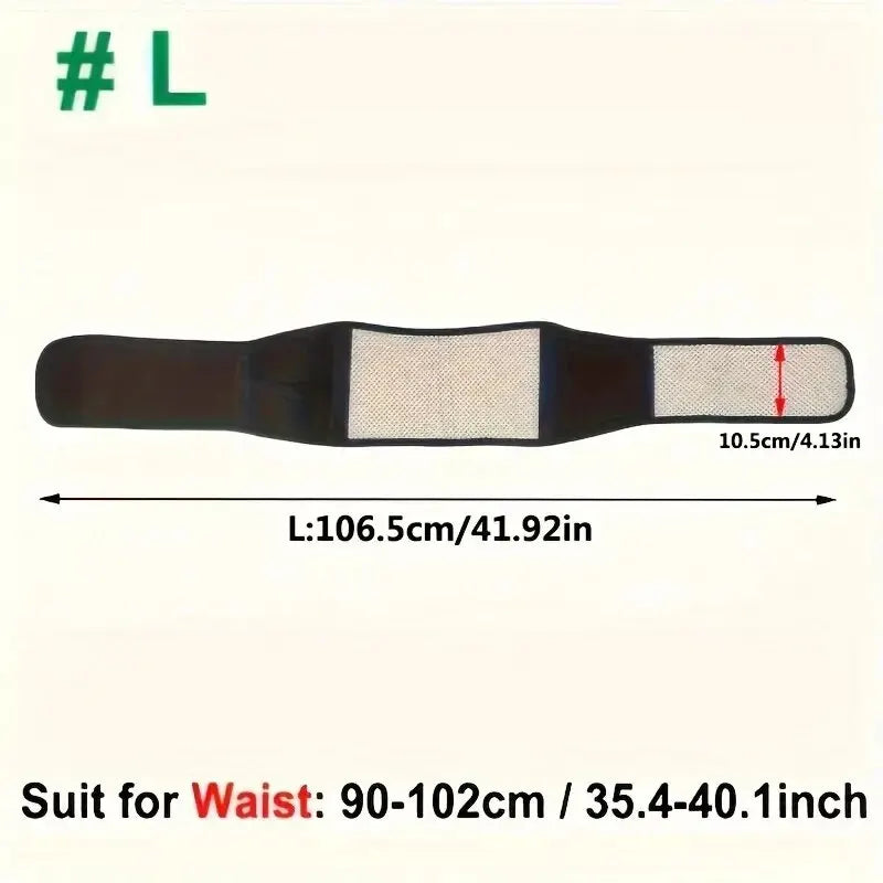 Adjustable Self-Heating Magnetic Therapy Belt